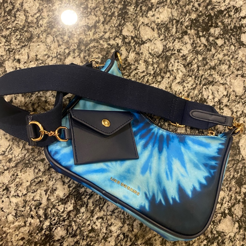 Blue Tye Dye Purse 🌊